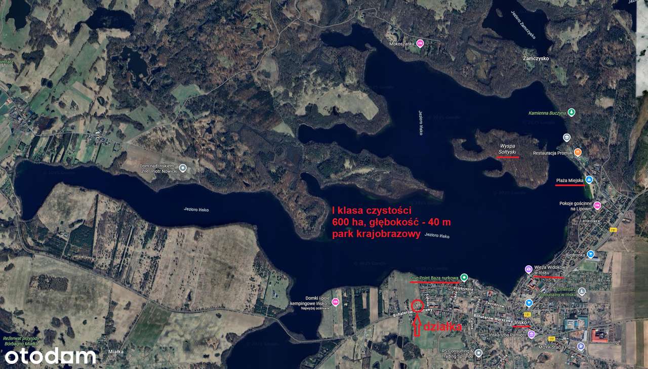 Ińsko działka budowlana pow. 3600 m2, 2700 m2 - zaproponuj cenę-0