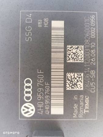 STEROWNIK FOTELA AUDI A8 4H0959760F - 9