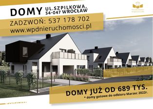 Nowoczesny bliźniak duża działka Leśnica NOWY