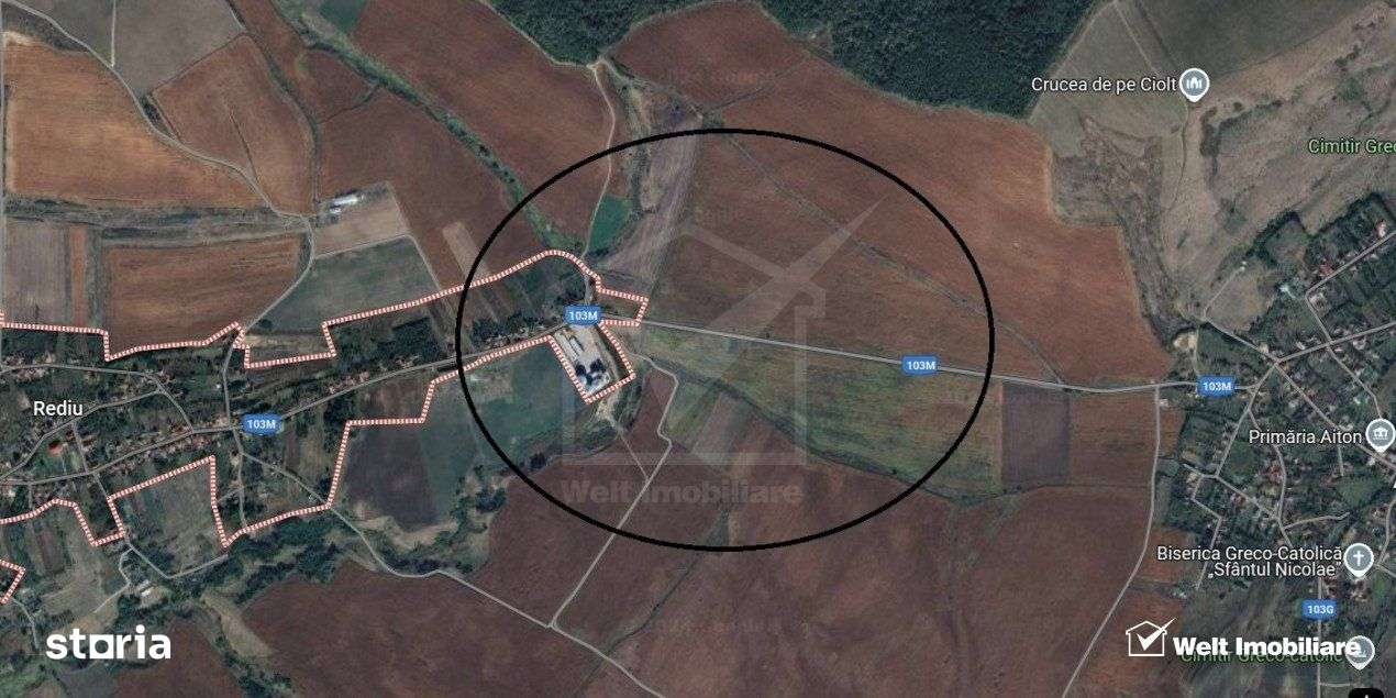 Teren extravilan in Rediu - Aiton, 4300 mp, la 150 m distanta de intra - Imagine principală: 5/5