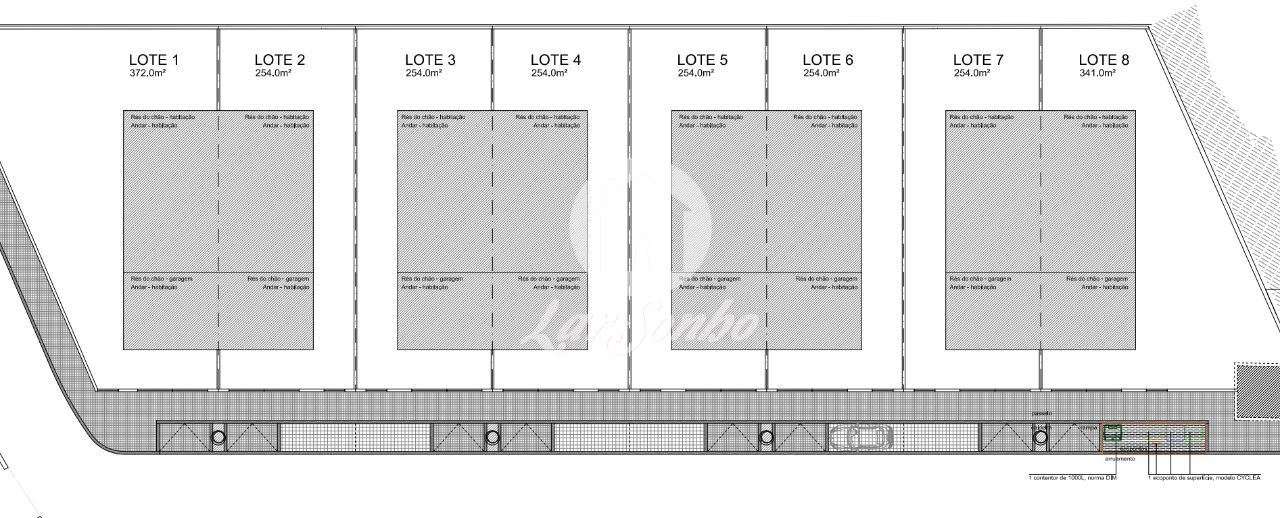 Terreno p/ construção de moradia geminada c/ 254m2 em Gião - Vila d... - Grande imagem: 5/5