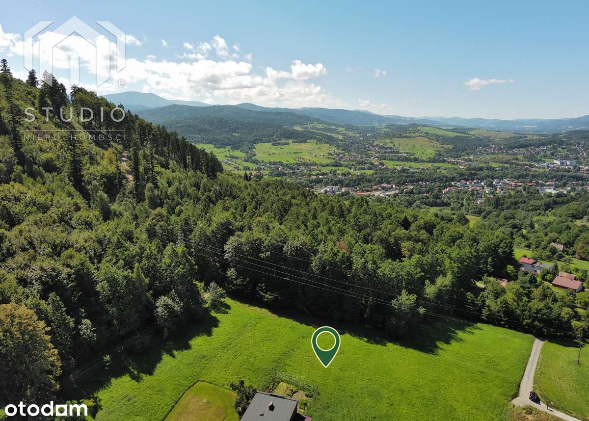 Działka w Żywcu z widokiem na góry - Pełny obrazek: 4/9