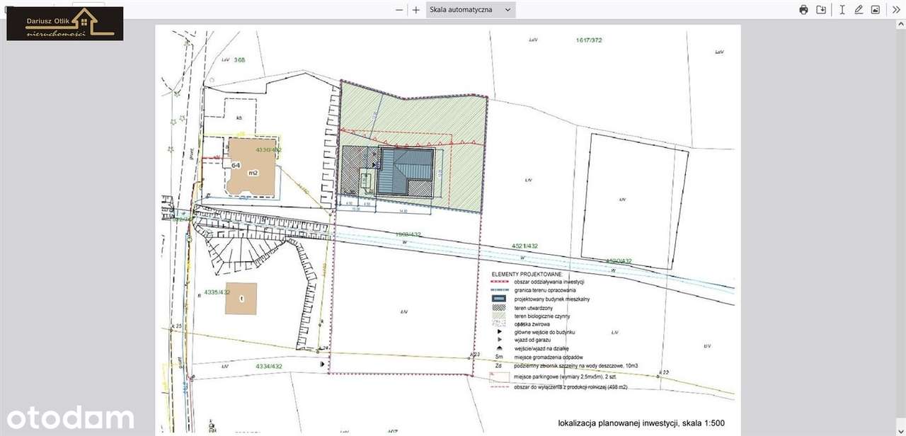 Działka budowlana- Katowice - Zarzecze - Pełny obrazek: 4/7