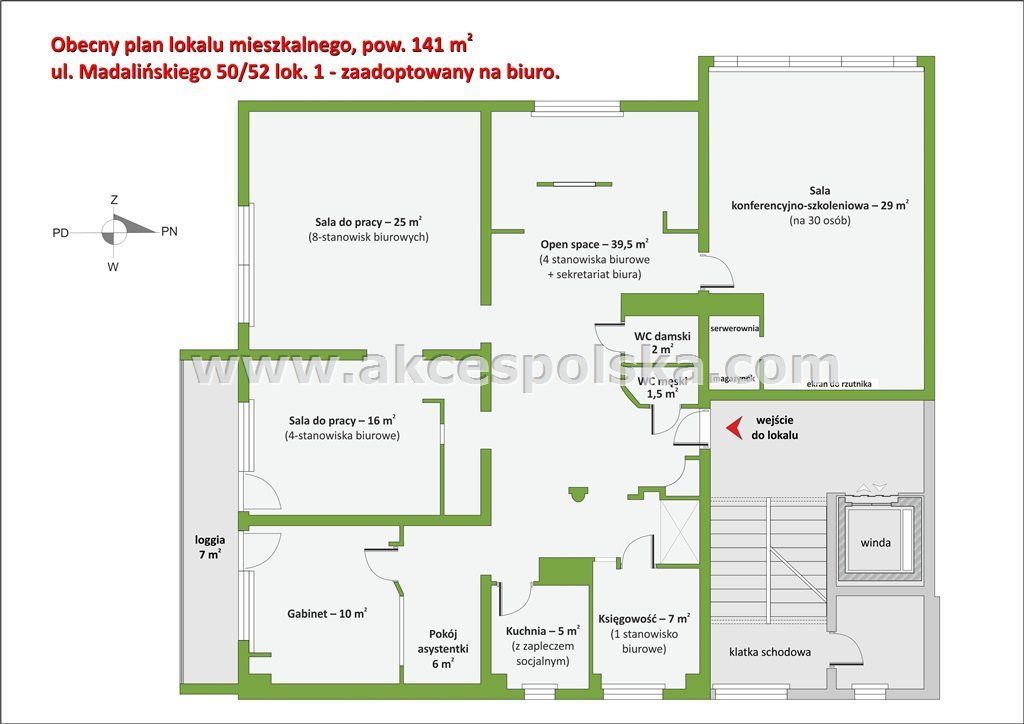 Mieszkanie, 141 m², Warszawa