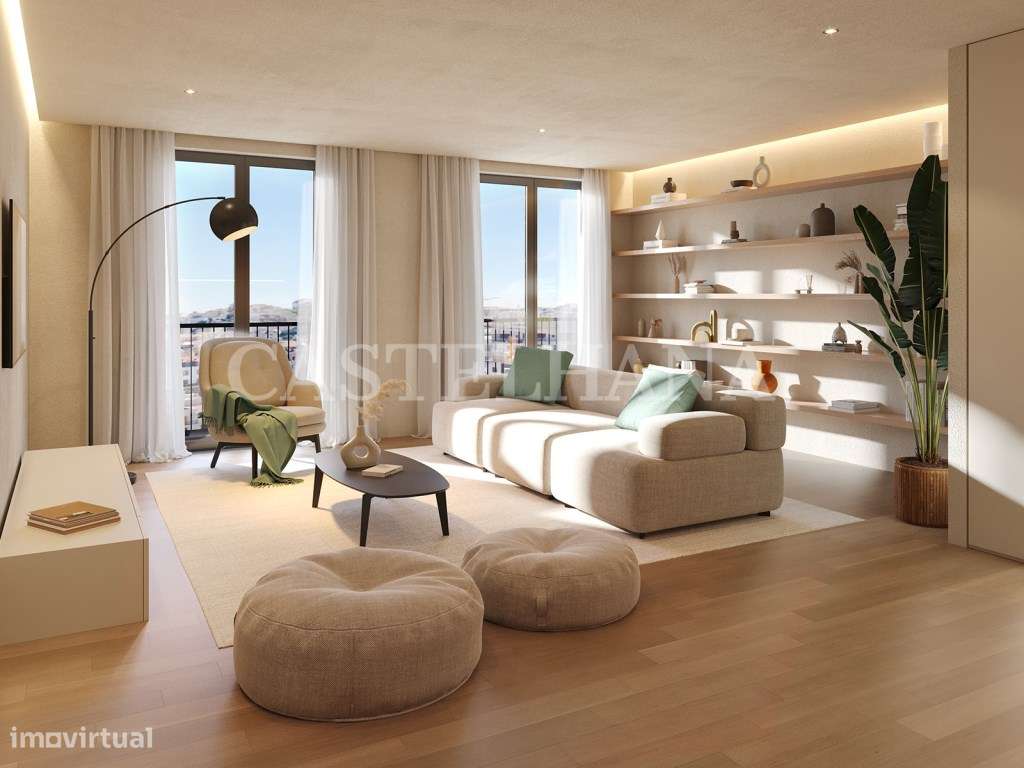 Apartamento T2 com varanda em novo empreendimento situado em Benfica - Grande imagem: 4/55