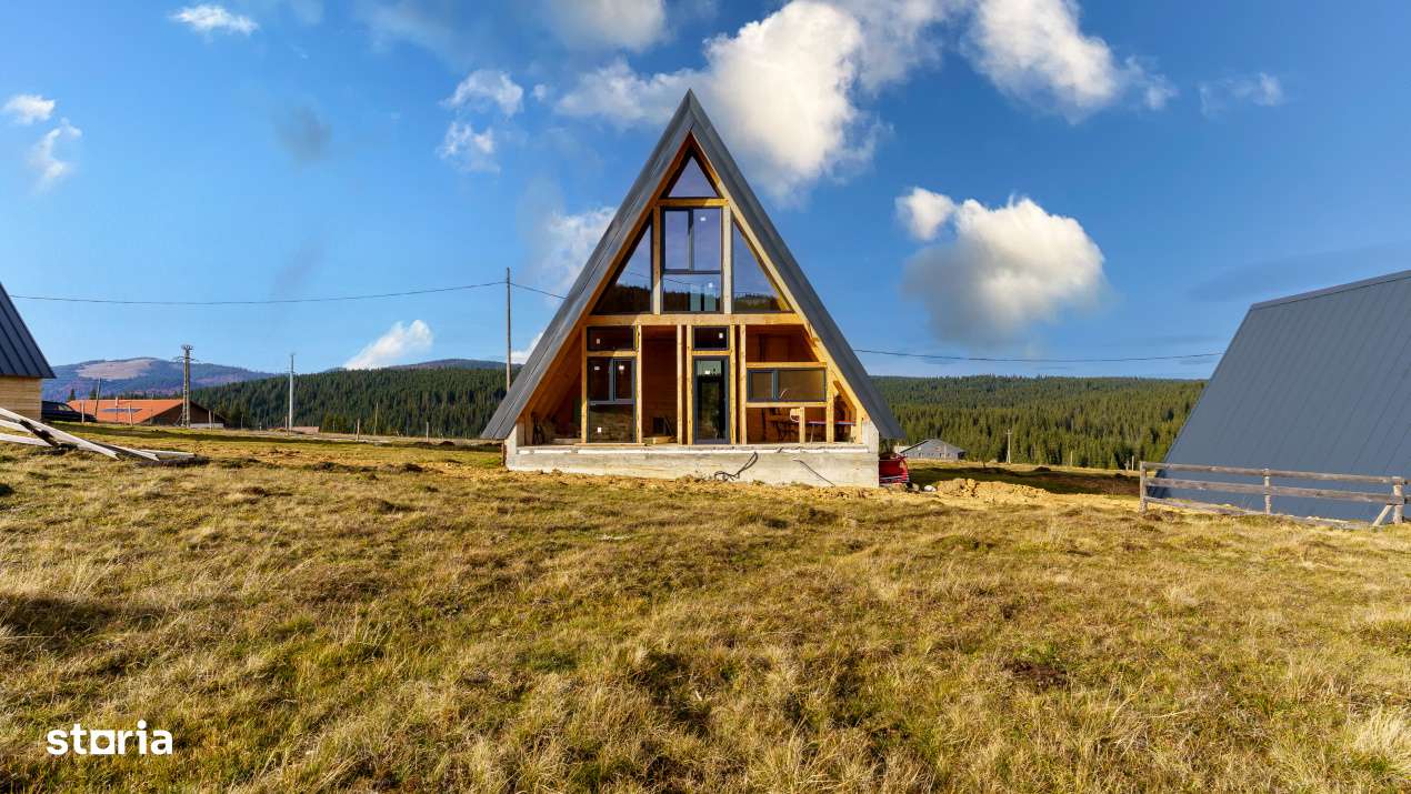 Cabana A-Frame, semifinisata, Smida - Imagine principală: 3/10