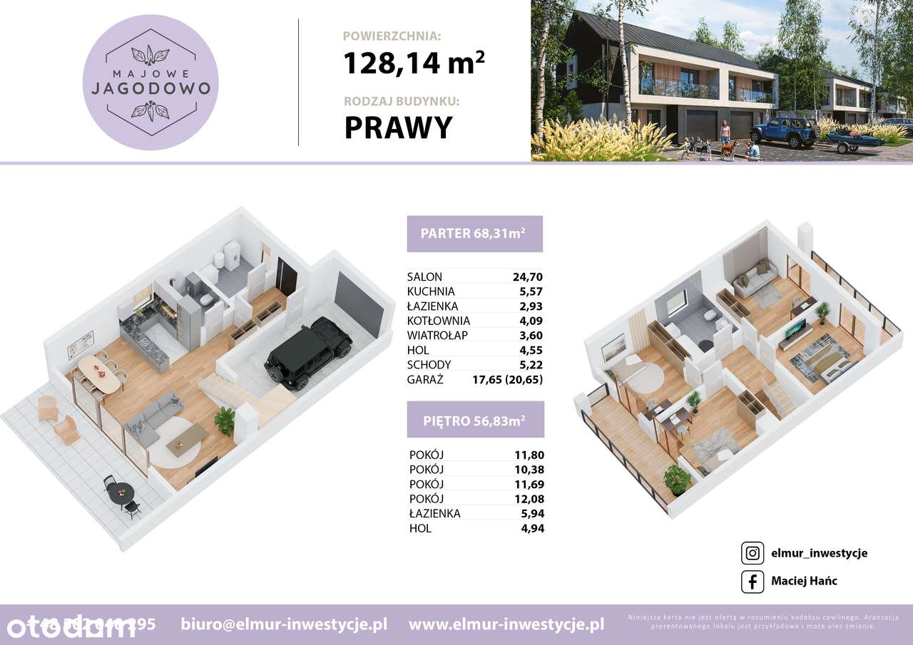Jagodowo/Osielsko piękny Dom128m2 plus strych 56m2 - super lokalizacja-19