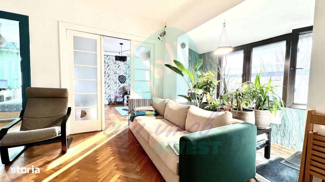 Apartament interbelic 3 camere+Birou demisol | Cotroceni | Liniste si
