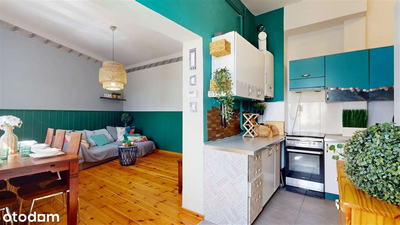 Klimatyczne mieszkanie 66 m² 2 pokoje + garderoba - Pełny obrazek: 4/12