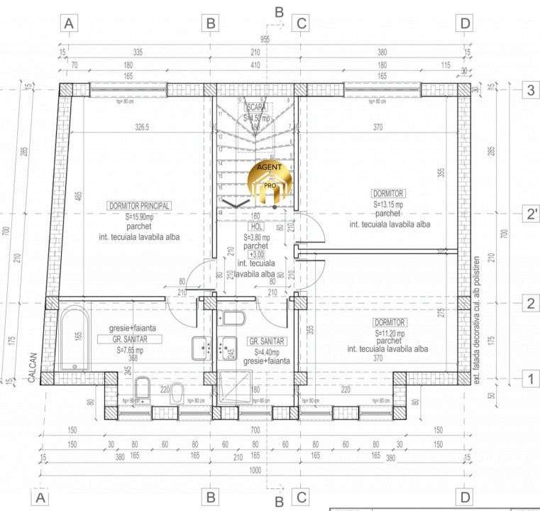 Casa P+1+Pod 4 camere - 200mp teren - Pret fara finisaje - Imagine principală: 4/12
