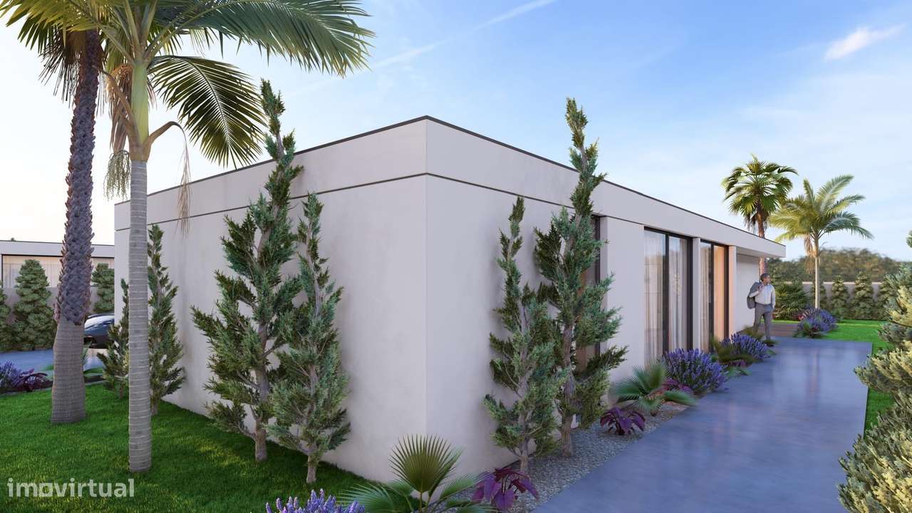 Moradia térrea  nova T3 de 4 frentes arquitetura moderna-11