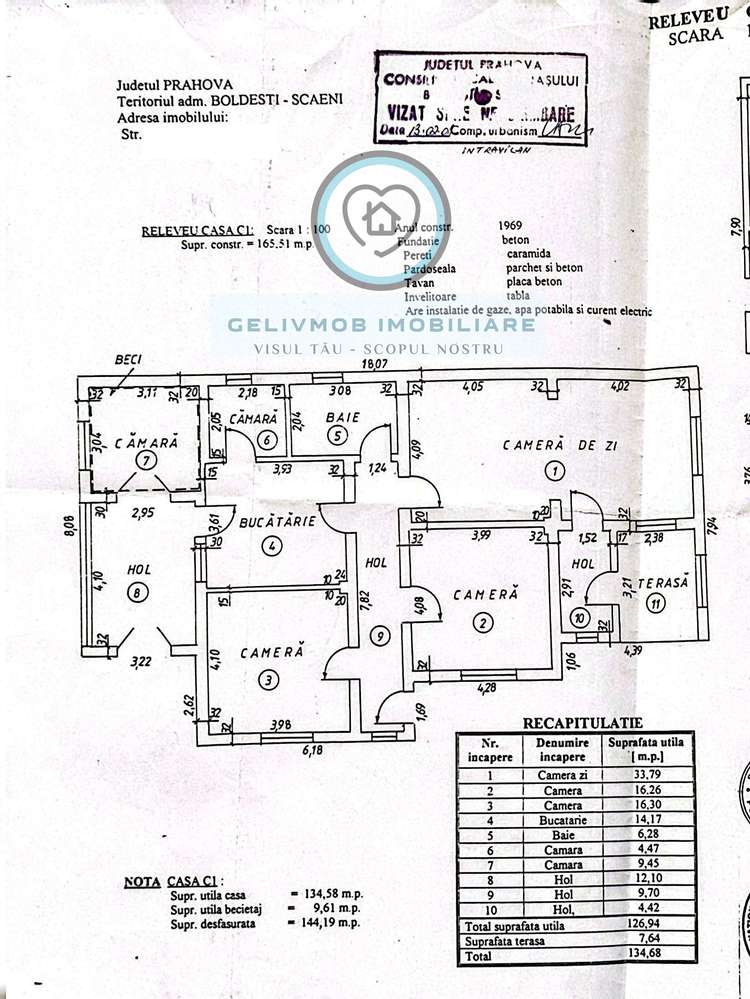 Boldesti Scaeni - casa solida + 1681 mp, desch. 27 m,toate utilitatile-19