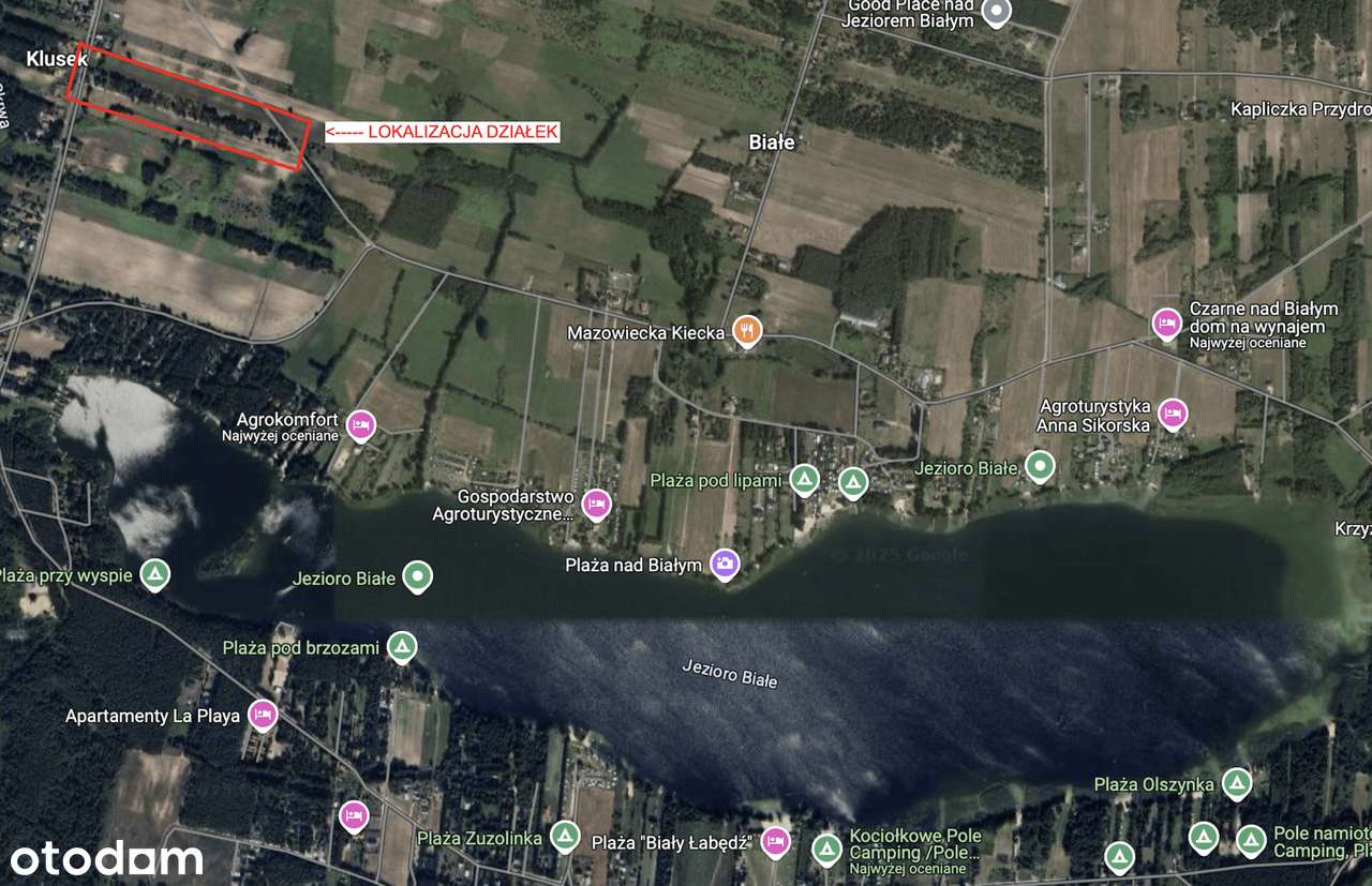 Działki budowlane przy jeziorze Białym-1