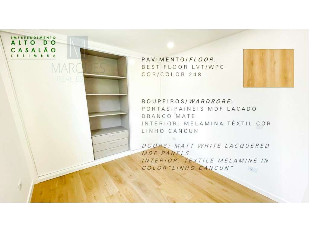 Apartamento T2 com Varanda e Parqueamento em Santana - Sesimbra-11