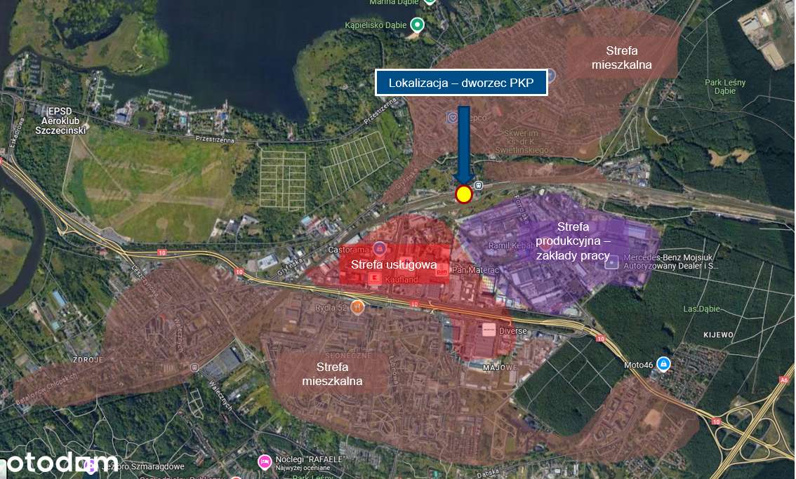 Lokal handlowo-usługowy o pow. 135,00 m2 w dworcu PKP Szczecin Dąbie - Pełny obrazek: 2/5