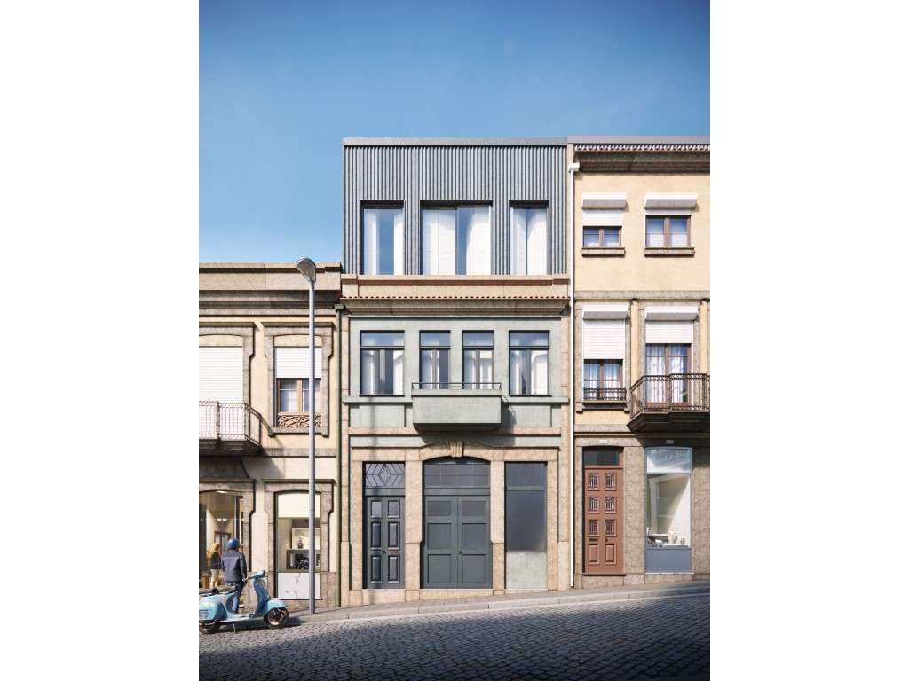 Prédio | Projeto de Arquitetura | Cedofeita, Porto - Grande imagem: 1/6