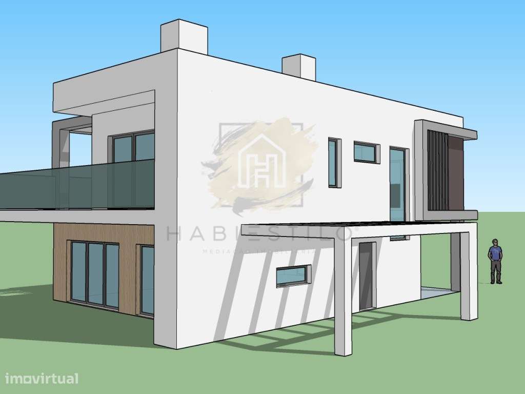 Moradia Nova T4 com Piscina em Azeitão- Vista Serra da Arrábida-16