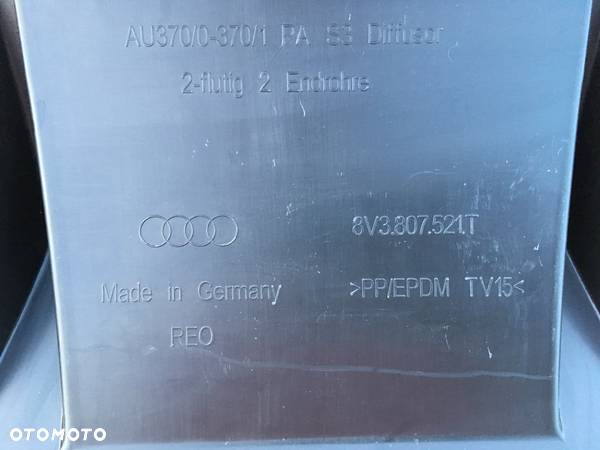 DOKŁADKA Dyfuzor, SPOJLER Audi A3 8V3 S3 -ASO oryg - 8