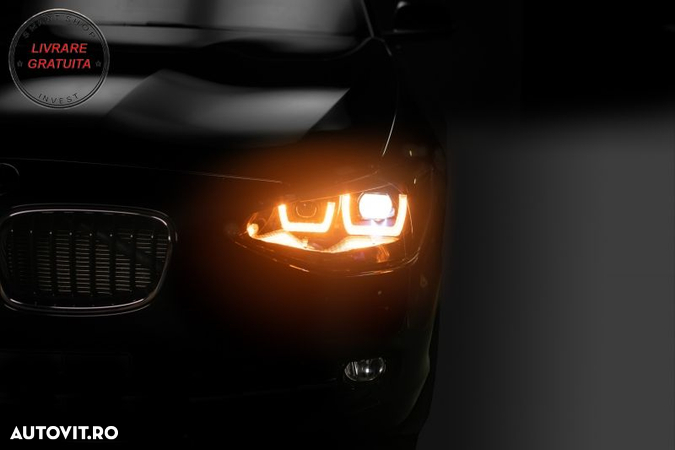 Faruri Osram LED DRL BMW 1 Series F20 F21 (06.2011-03.2015) Crom- livrare gratuita - 14