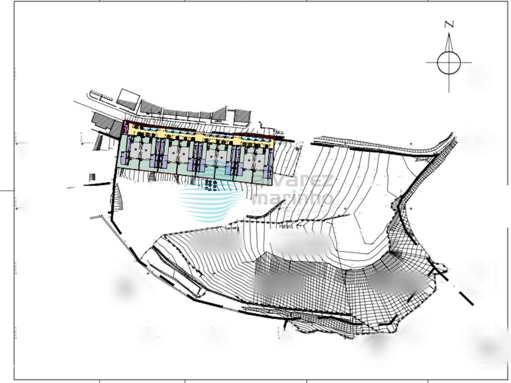 Lote de terreno para construir 8 moradias em banda - Grande imagem: 3/4