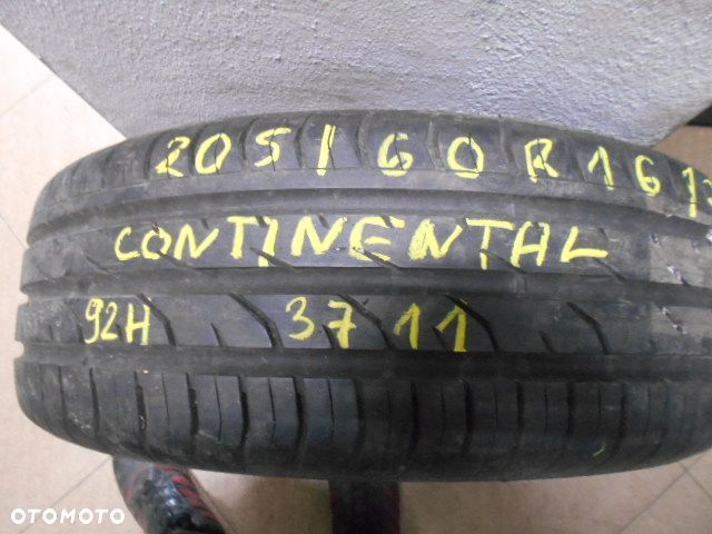 Opona pojedyńcza 205/60r16 continental conti premium contact 2 7mm lato - 1