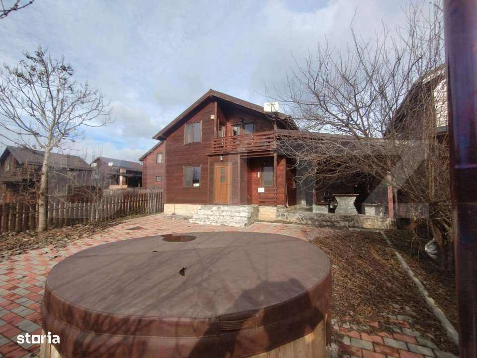 Cabana 2 nivele,90 mp utili,182 mp teren,ciubar,terasa,gratar,Baile Fi - Imagine principală: 1/12