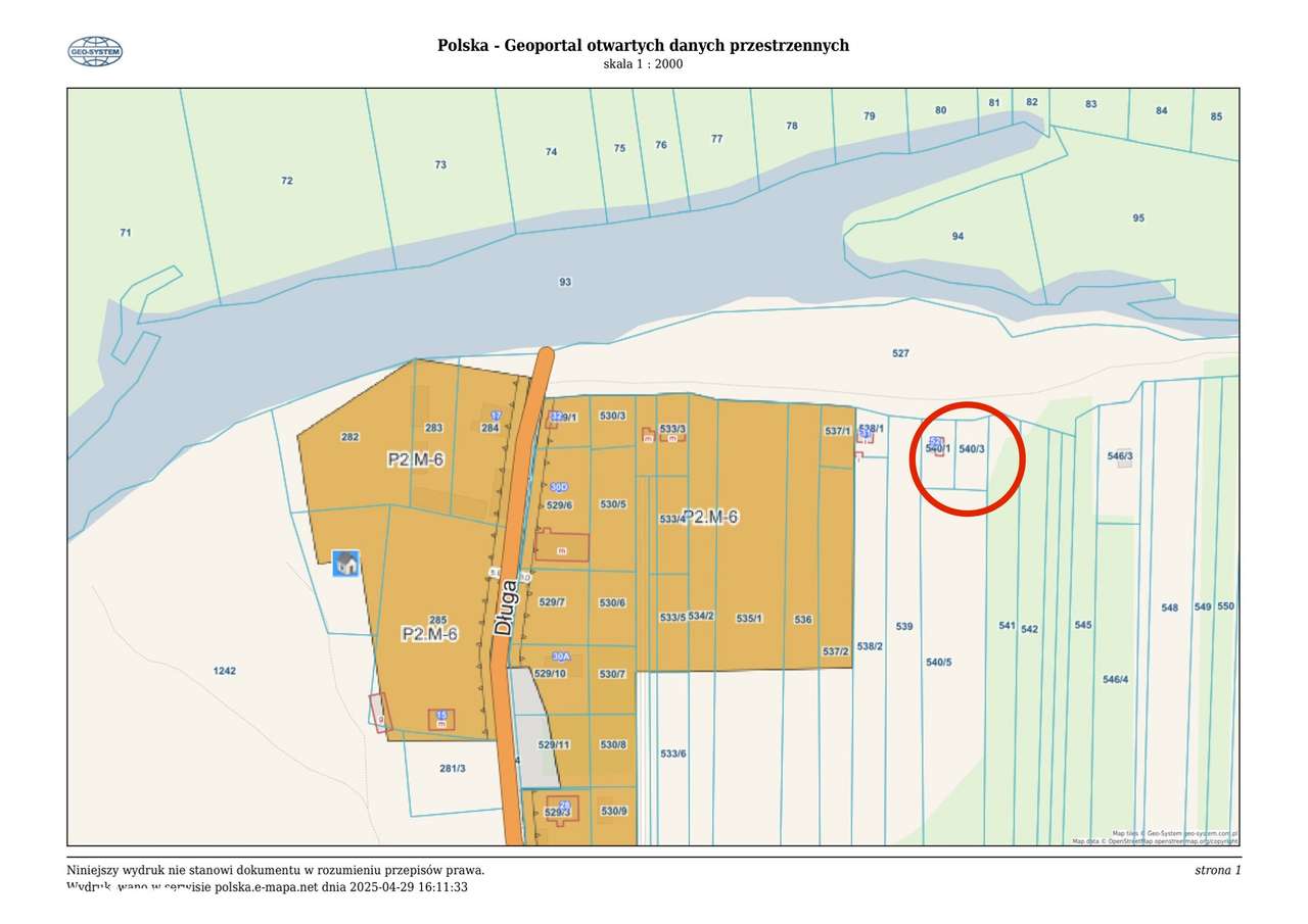 Działka budowlana 494 m² w Czarnowie - spokojna okolica, blisko natury