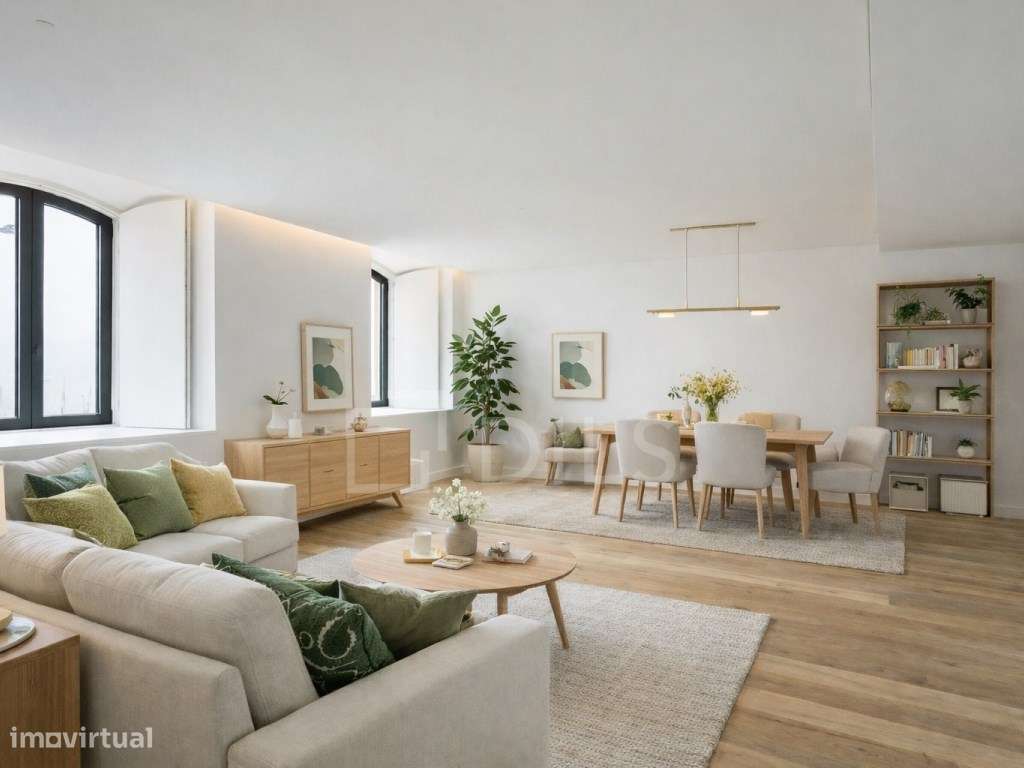 Apartamento T4 em Belém, novo, com vista rio, varanda, estacionamen... - Grande imagem: 2/66