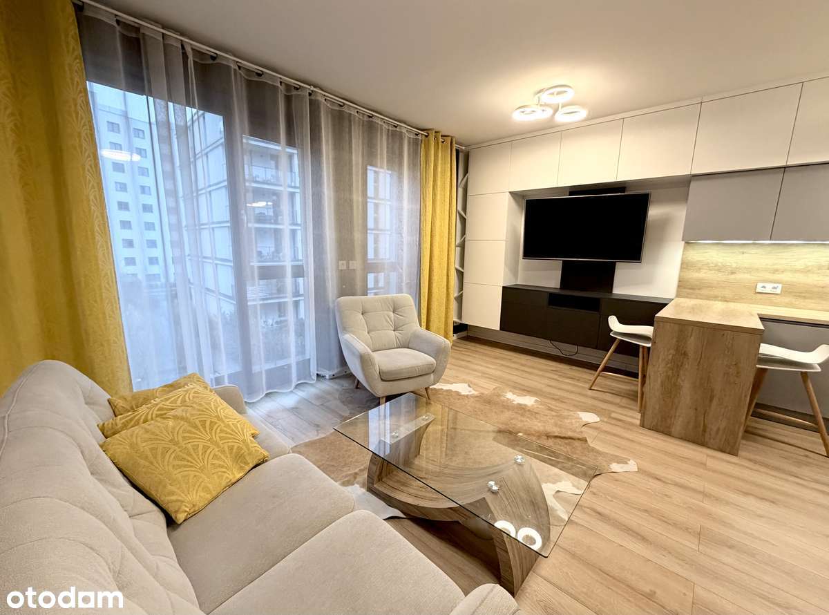 Nowoczesne 1-pok. mieszkanie | Mokotów – Cybernetyki | Bez prowizji - Pełny obrazek: 4/17