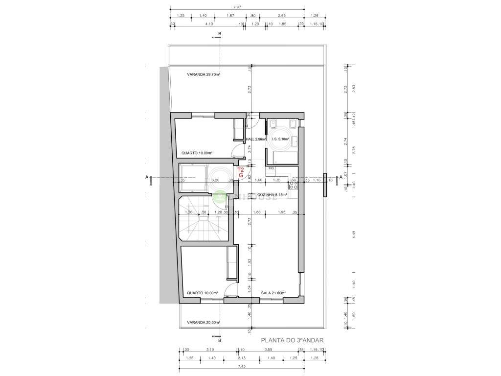 Apartamento T2 no Edifício MAR - Vista Lateral Mar - Segunda Linha ...-2