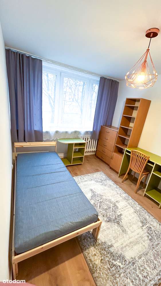 Wrocław-Krzyki. Duże wygodne pokoje na parterze, świetna lokalizacja. - Pełny obrazek: 5/13