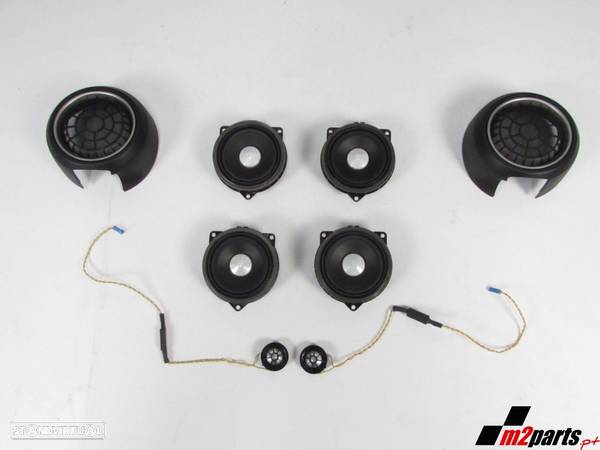 Conjunto de Colunas Harman Kardon Frente/Trás Seminovo/ Original MINI MINI (F56) - 2