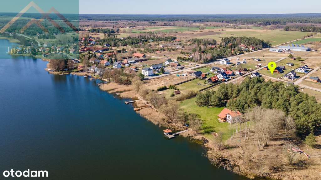 Urokliwa działka 200 metrów od jeziora. Ogrodzona-3