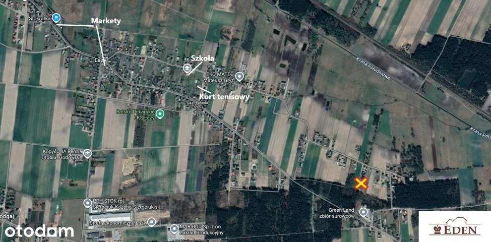 Dwie atrakcyjne działki w Łazach pod Łukowem - Pełny obrazek: 4/7