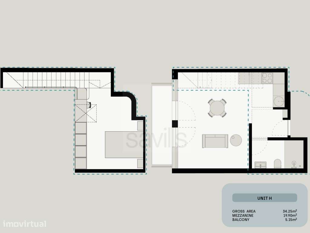 Apartamento T1 com varanda à venda na baixa do Porto - Grande imagem: 2/7