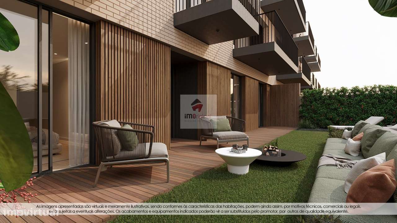 WHITE II j/praias, T2+Office c/ jardim e deck, BOX 2 carros-12