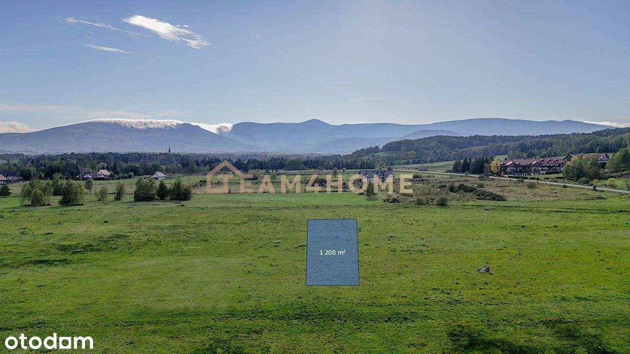 Działka budowlana z 100% widokiem na góry! - Pełny obrazek: 2/8