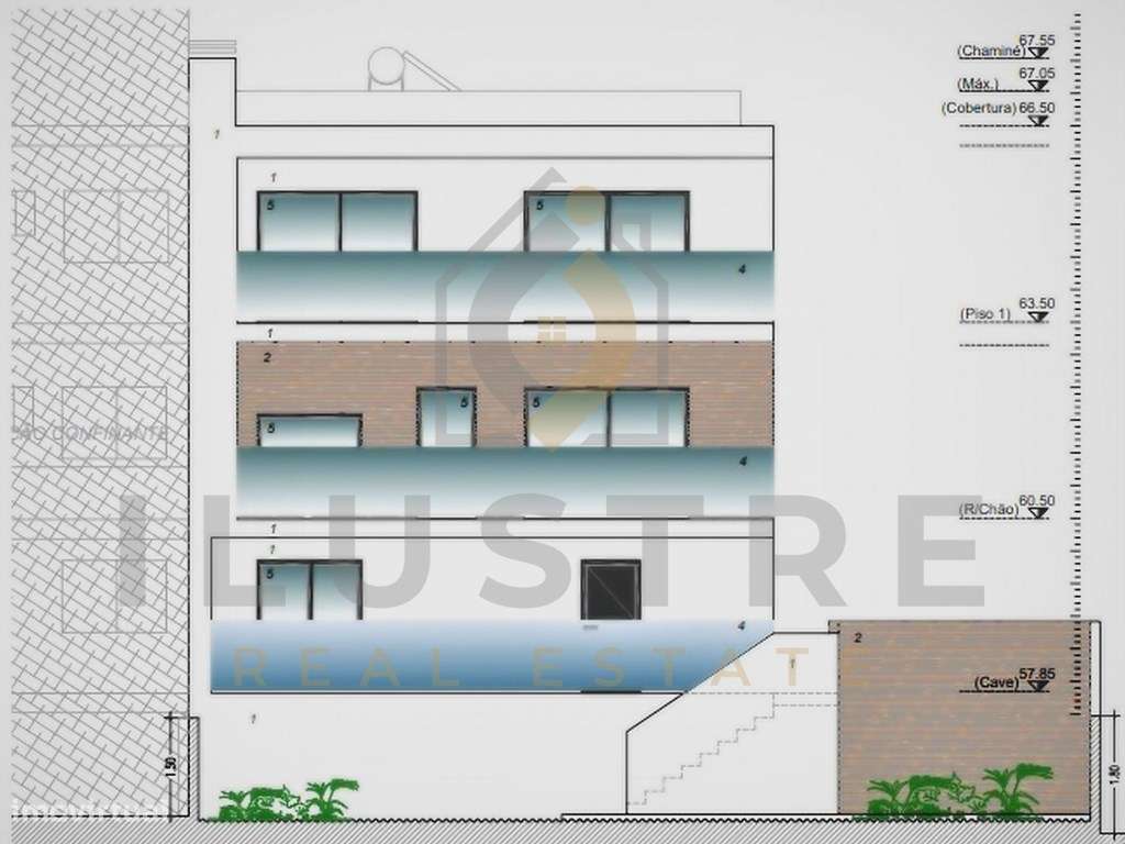 Moradia T3 em construção com piscina e garagem na Charneca de Caparica-27