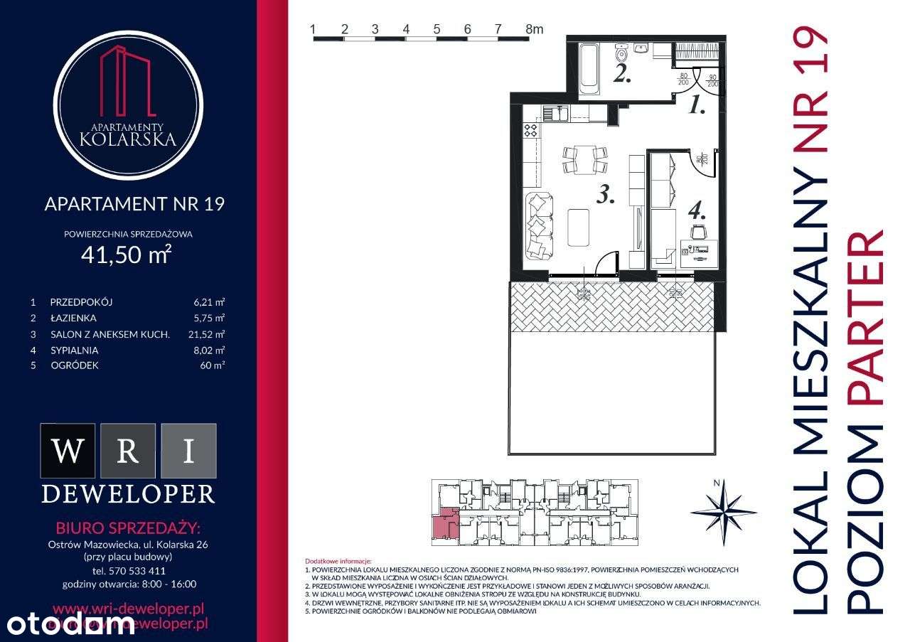 41,50 m2 - 2 pokoje - oddanie 2026 r. - Pełny obrazek: 4/4