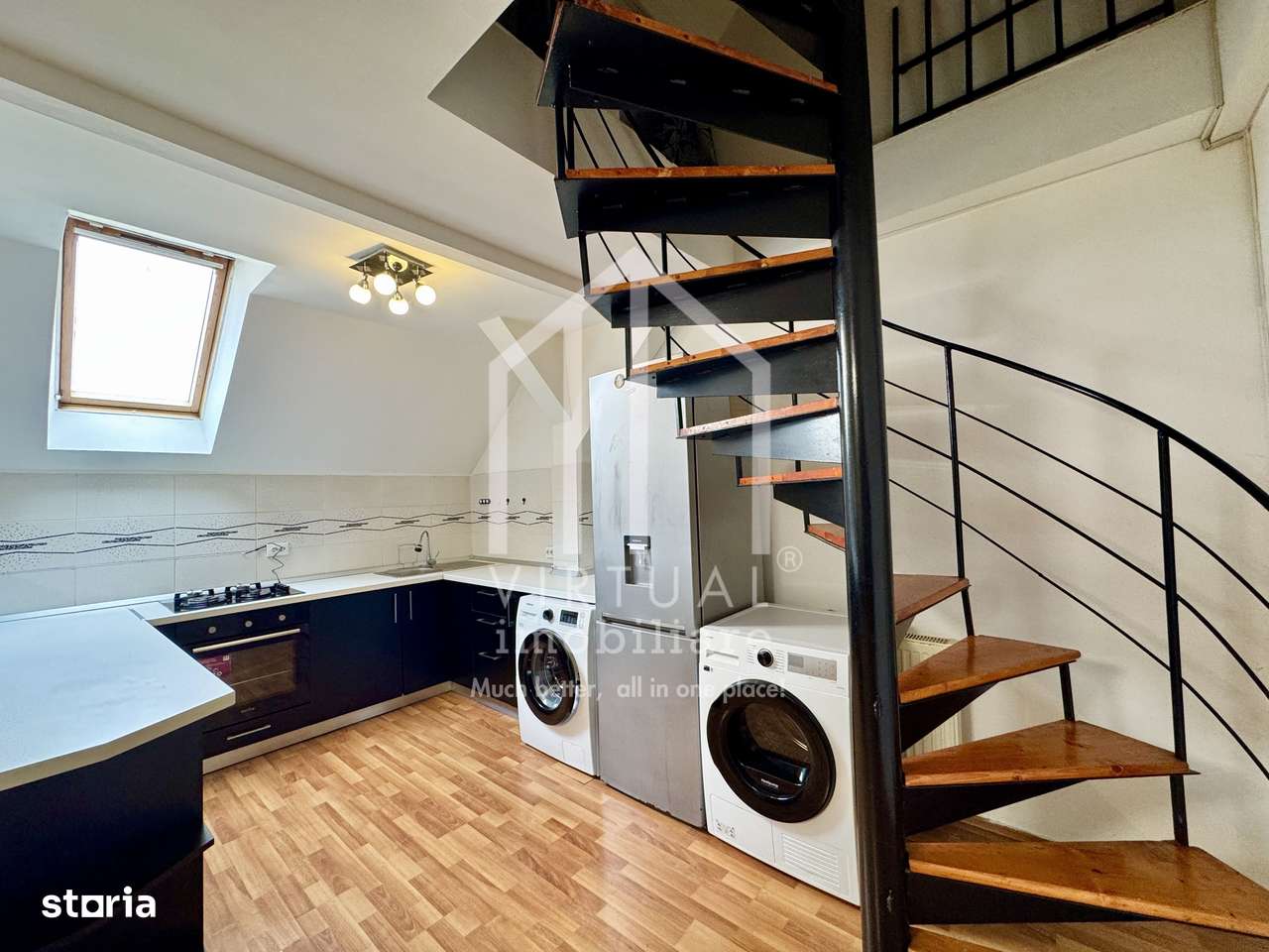 Mansarda cu 3 camere, 39mp utili+pod amenajat 25mp, balcon, V. Aaron-8