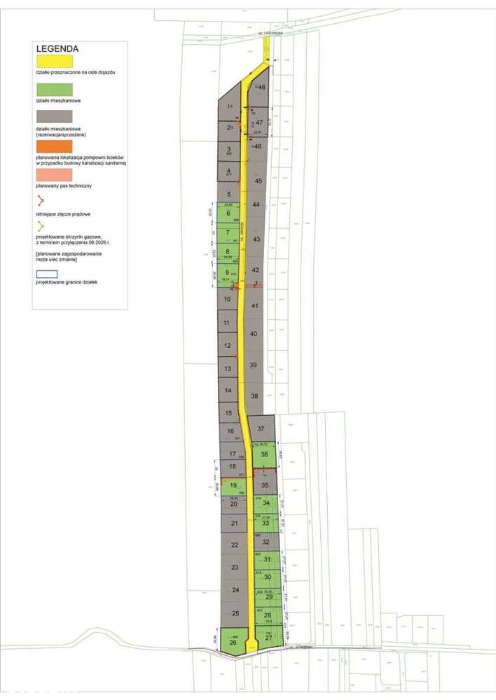 Działka, 580 m², Nakło Śląskie-3