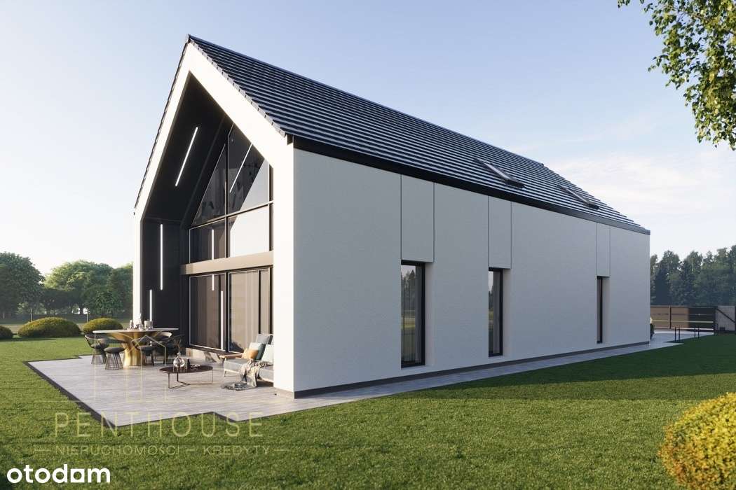 NOWOCZESNA STODOŁA luksus, przestrzeń i wyjątkowa estetyka-5