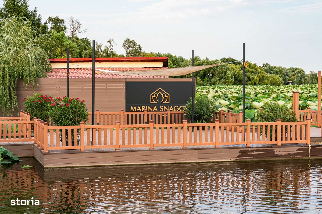 Vila de lux - Marina Snagov, acces la ponton, deschidere la lac-16