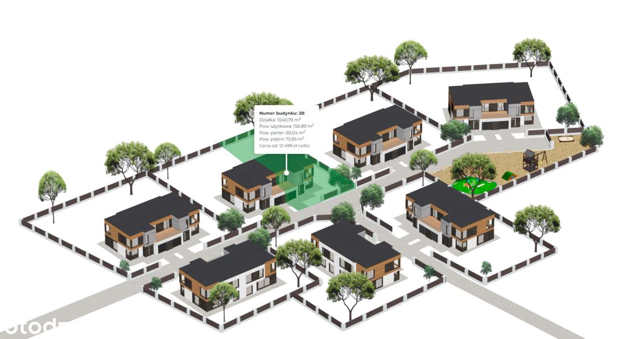 Nowoczesny dom 157m2 z własnym lasem - Pełny obrazek: 2/7