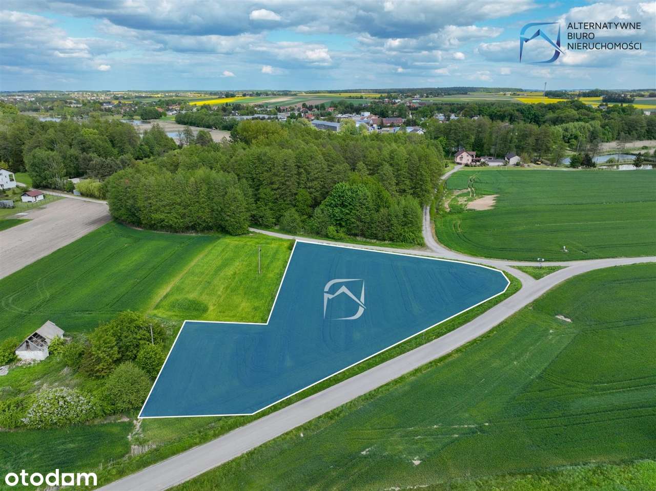 Duża, ustawna działka - Niedrzwica Kościelna - Pełny obrazek: 5/8