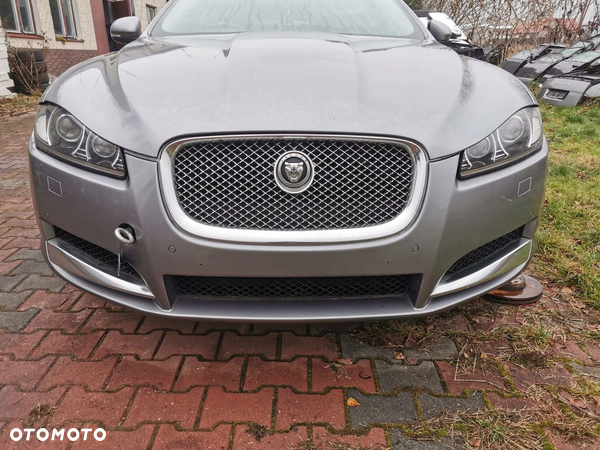 JAGUAR XF X250 LIFT ZDERZAK PRZÓD XENON SPRYSKI PDC KOMPLETNY 12r - 1