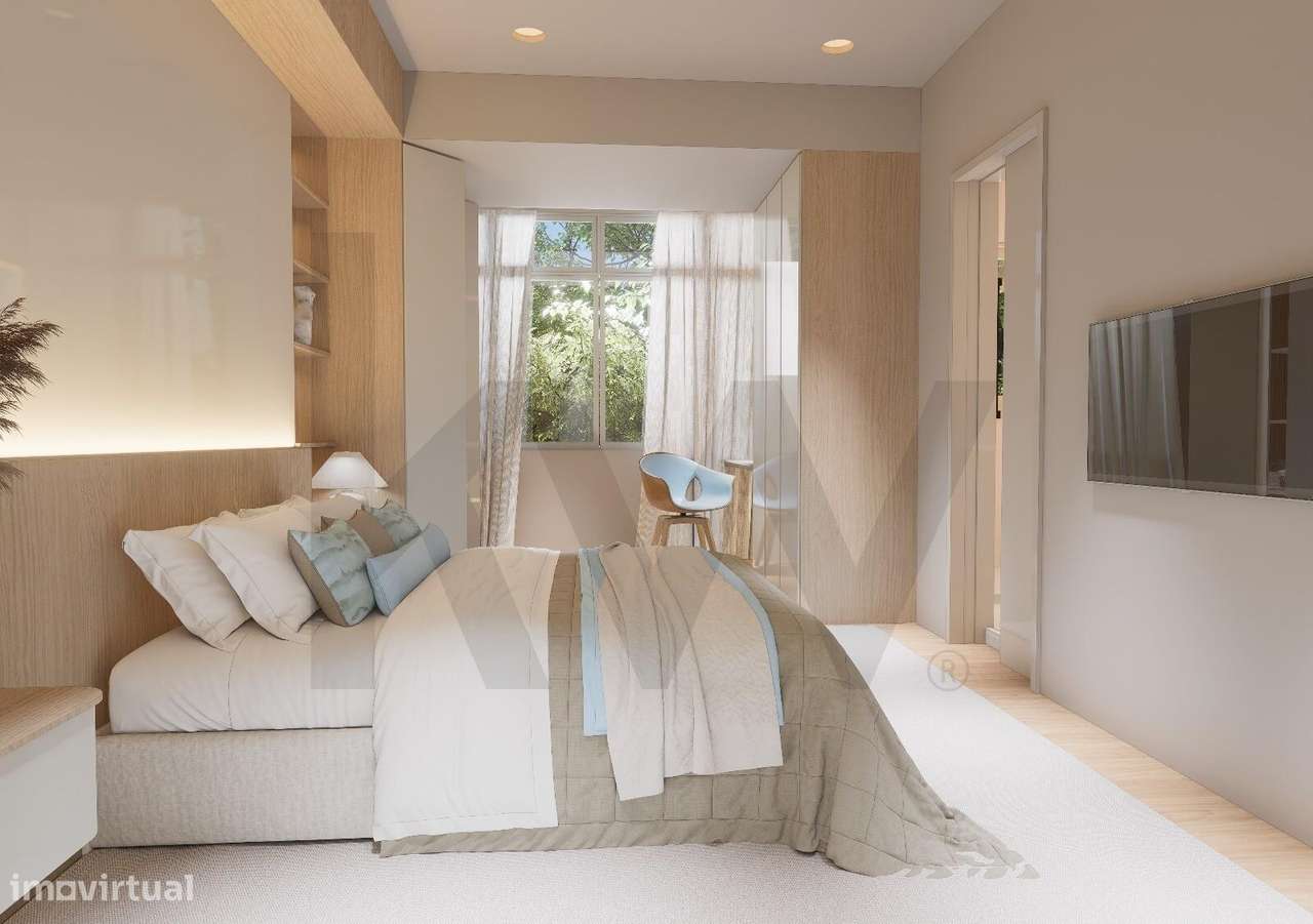 Apartamento T3 totalmente renovado com varanda no Bairro do Rosário, C - Grande imagem: 3/47