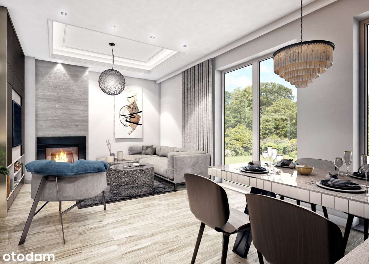 bliźniak/energooszczędny/droga z kostki/kanalizacja i tereny zielone - Pełny obrazek: 4/4