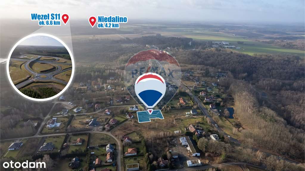 Działka budowlana Chłopska Kępa z WZ - Pełny obrazek: 4/9