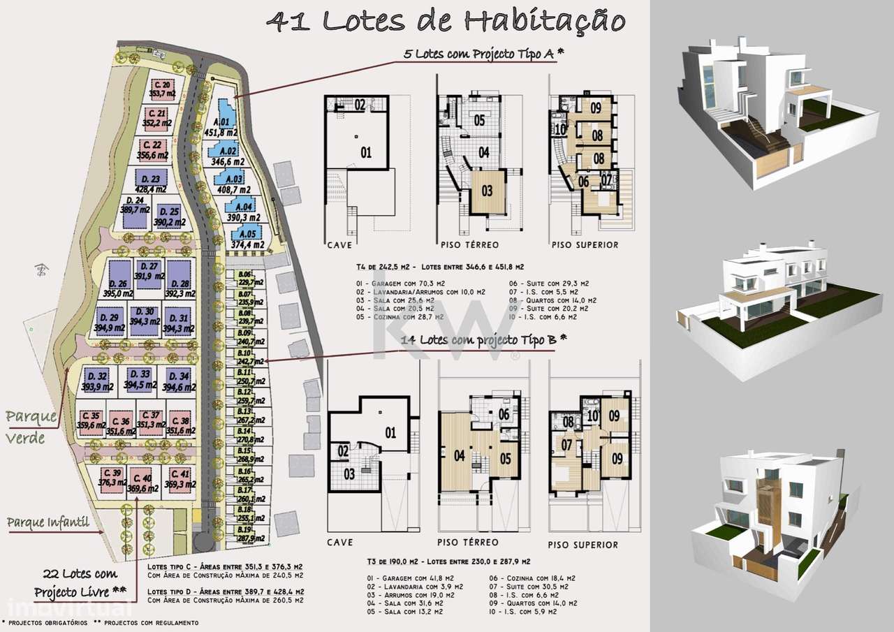 Lote de terreno para construção em Santiago do Cacém -  Lote nº 41 - Grande imagem: 4/37